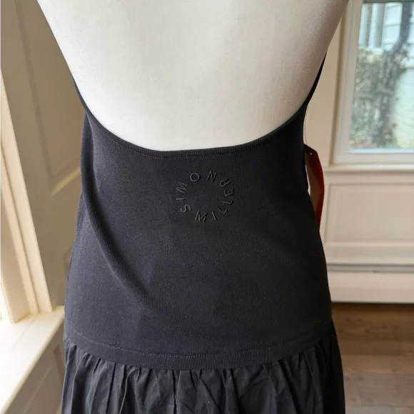 Simon Miller NWT Junjo Knit & Poplin Maxi Dress - Picture 9 of 13